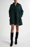 Reiss Womens Green Lauren Long-sleeved Woven Mini Dress In Green