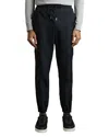Reiss Relaxed Drawstring Technical Cuffed Trousers In Navy