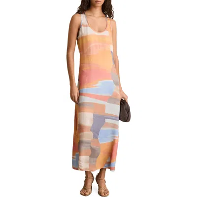 Reiss Layla Maxi Dress In Orange