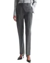 Reiss Layton Wool Blend Pants In Grey