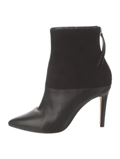 Pre-owned Reiss Leather Boots In Black