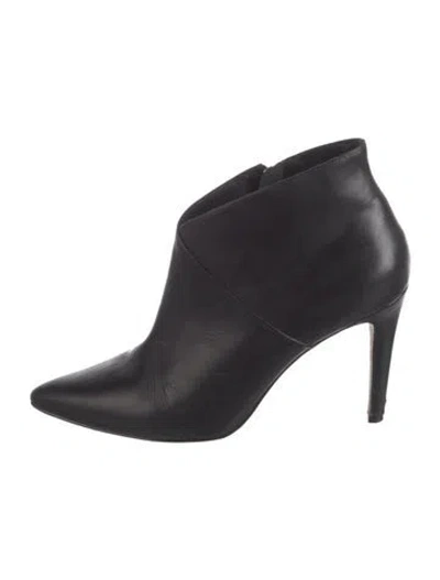 Pre-owned Reiss Leather Boots In Black