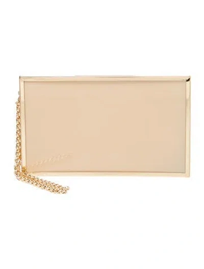 Pre-owned Reiss Leather Clutch In Yellow