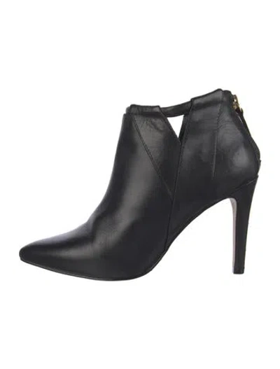 Pre-owned Reiss Leather Pumps In Black