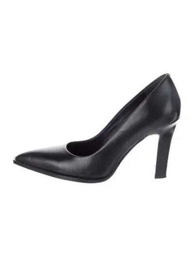 Pre-owned Reiss Leather Pumps In Black