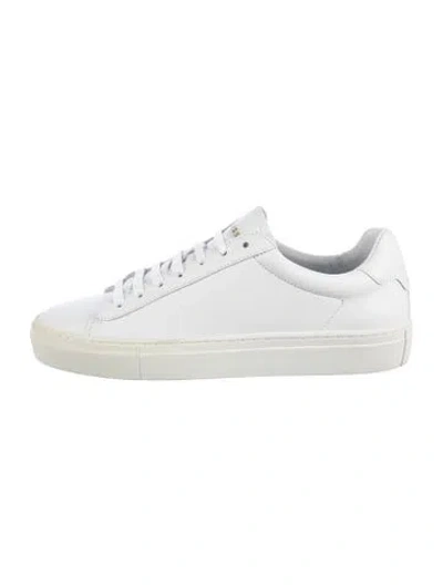 Pre-owned Reiss Leather Sneakers In White