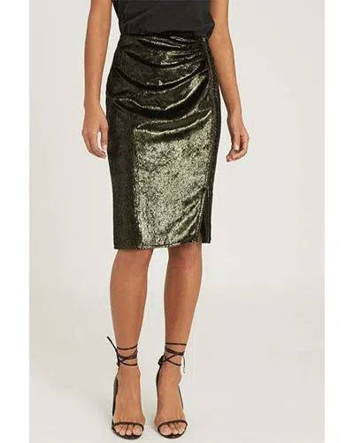 Reiss Leena Skirt In Green