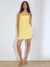 Reiss Lemon Atelier Ribbon-tie Corset Shift Dress