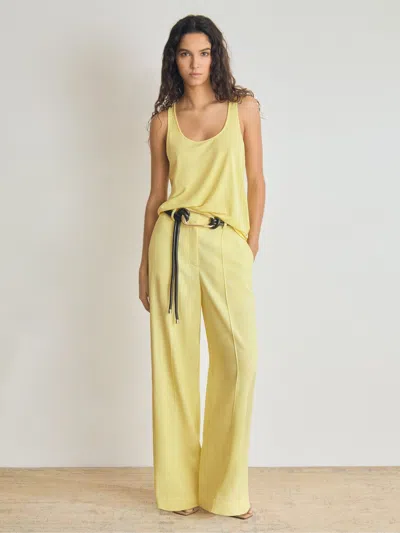 Reiss Lemon Atelier Wide Leg Suit Trousers