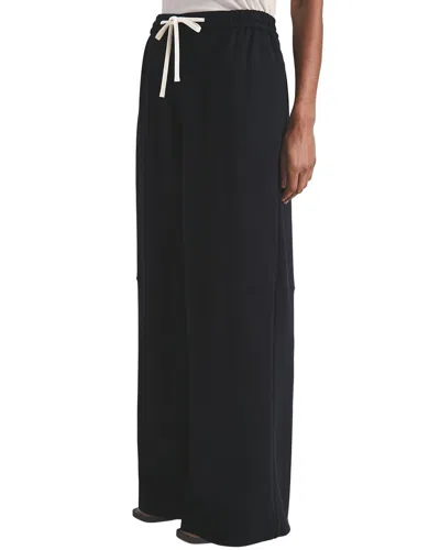 Reiss Lenny-wide Leg Jogger In Black