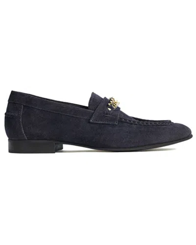 Reiss Lex Leather Loafer In Blue
