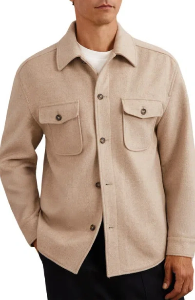 REISS REISS LIAM BRUSHED BUTTON-UP SHIRT