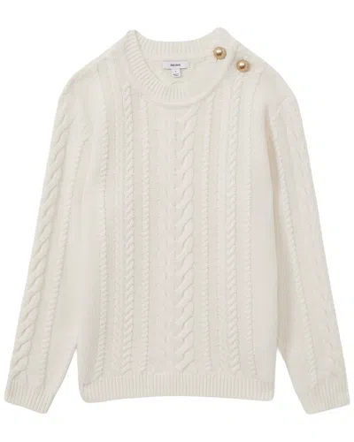 Reiss Libby Knit Top In Neutral
