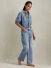 Reiss Light Blue Mid-rise Straight-leg Jeans