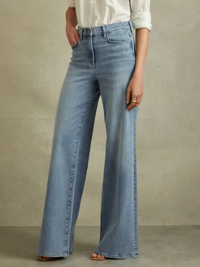 Reiss Light Blue Palazzo Jeans