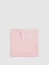 Reiss Light Pink Polka Dot Silk Pocket Square