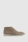 Reiss Light Stone Suede Chukka Boots In Light Stone