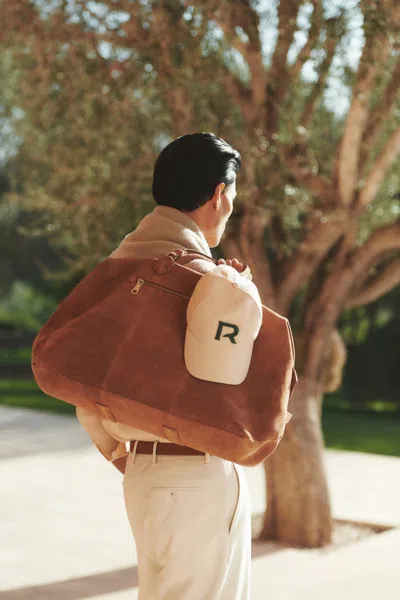 Reiss Light Tan Suede Holdall