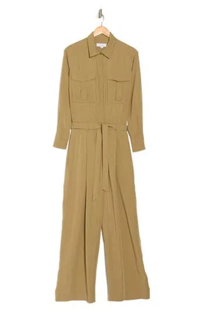 Reiss Liliana Tie Waist Wide Leg Jumpsuit