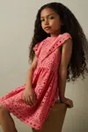 Reiss Pink 9-13 Yrs Cotton Broderie Dress