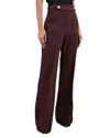 Reiss Lily High Rise Pants In Brown
