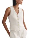 Reiss Lily Vest In White