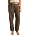 Reiss Beau Tapered Leg Linen Pants