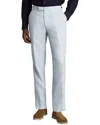 Reiss Linen Trouser In Blue