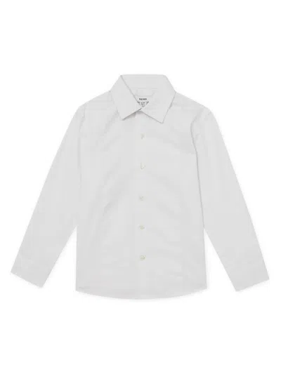Reiss Little Boy's & Boy's Cotton Slim-fit Dinner Shirt In White