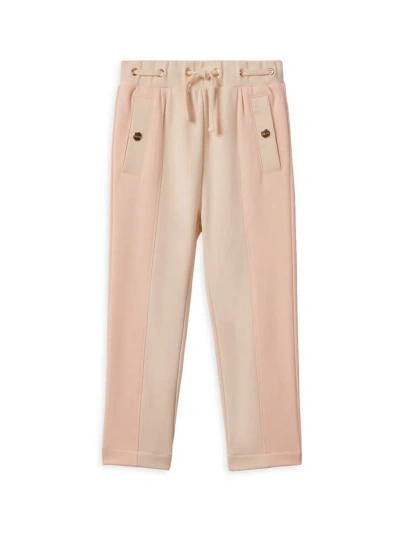 Reiss Little Girl's & Girl's Colorblock Sweatpants In Pink