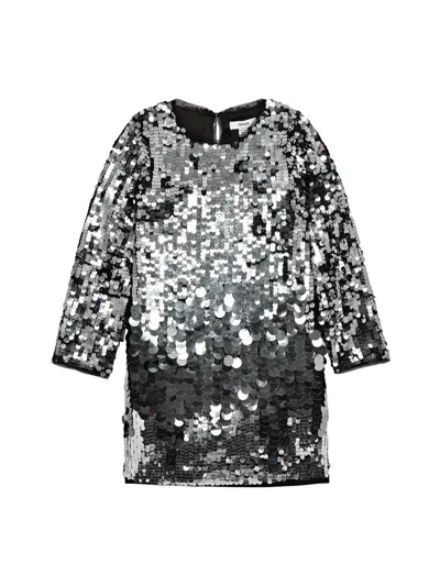 Reiss Silver Hattie 3-9 Yrs Sequin-embellished Shift Dress