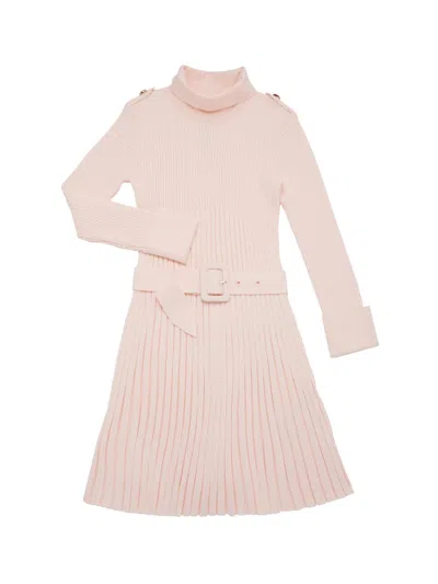 Reiss Little Girl's & Girl's Vinnie Rib-knit Dress In Pink