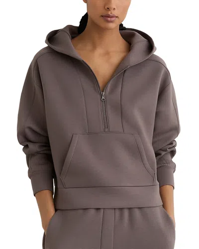 Reiss Lockie Hoodie In Purple