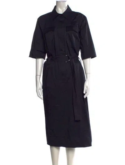 Pre-owned Reiss Long Dress In Blue