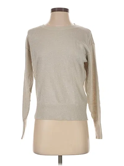 Pre-owned Reiss Long Sleeve T-shirt In Tan