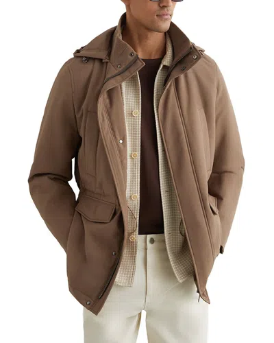 Reiss Lord Hooded Zip Through P Casual Jacket In Multi