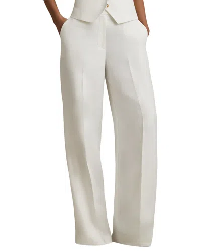 REISS REISS LORI WIDE LEG LINEN-BLEND TROUSER