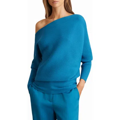 Reiss Lorna Rib Off The Shoulder Sweater