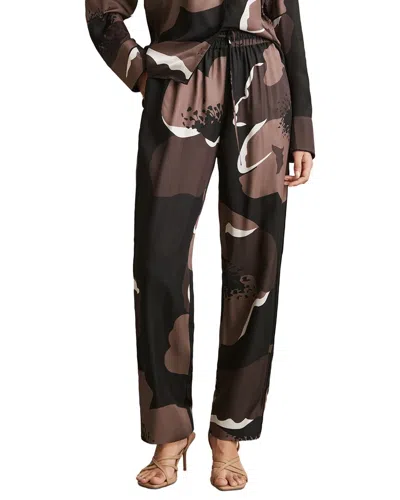 Reiss Lottie Printed Wide Leg Trouser In Multi