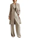 Reiss Louis Wool-blend Coat In Gray