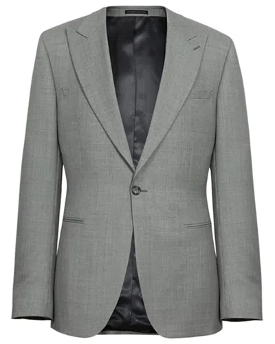 Reiss Lowry Slim Fit Wool Jacket In Gray