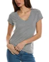 Reiss Luana-cotton V Tee 45613043 In Grey