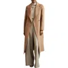 Reiss Lucia Belted Wool Blend Coat In Light Camel