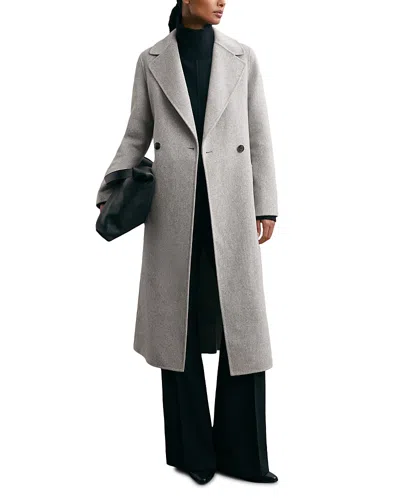 Reiss Lucia Blindseam Coat In Gray