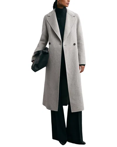 Reiss Lucia Coat In Neutral