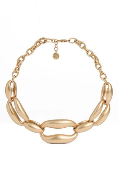 Reiss Lydia Link Neckalce In Gold