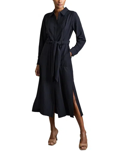 Reiss Mabel Midi Dress In Black