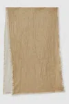 Reiss Mae - Khaki Mae Wool Two-tone Scarf