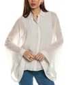 Reiss Magda-pleat Detail Blouse 46519333 In Blue