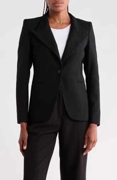 Reiss Manon Single Breasted Blazer In Black